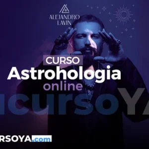 Persona observando su carta natal con fondo estelar, representando la conexión entre astrología y psicología.